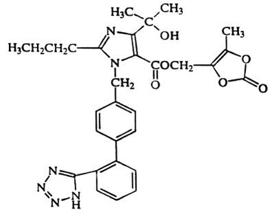 Olmesartan Medoxomil Structural Formula (Image 01)