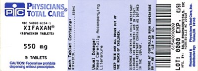 Xifaxan 550 mg Tablets Label (6154)