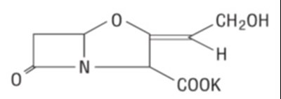 Clavulanate Potassium Chemical Structure (Amoxiclav Str2)