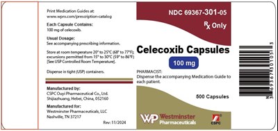 Principal Display Panel (100 mg Capsule Bottle Label)