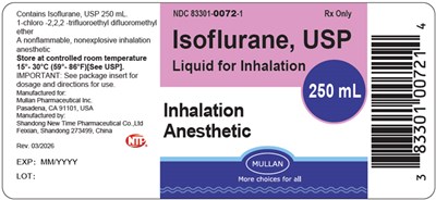 Principal Display Panel (250 mL Bottle Label)