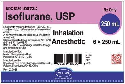Principal Display Panel (250 mL Bottle Carton Case Label)
