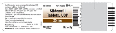 Label-25mg-30s-indrad (Sildenafiltablets 25mg 30tablets Indrad)