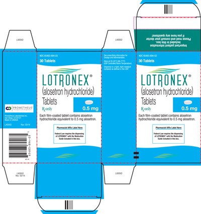 lot00-0007-04.jpg Principal Display Panel - Lotronex 0.5 mg Carton - lot00 0007 04