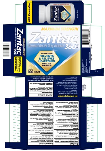 Maximum Strengthzantacfamotidine Tablets Usp 20 mg/acid Reducer360100 Tablets (Zantac 360 02)