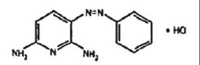 Chemical Structure - phenazopyridine 01