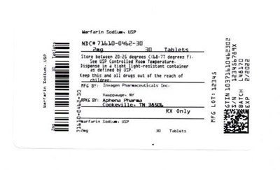 Bottle Label 2 mg - 71610 0462 30