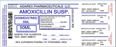 Image Label (Amox Clav Pot 400 mg 5 mL For Aurobindo 3)