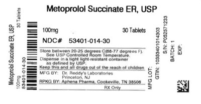 Label (53401 0014 30)