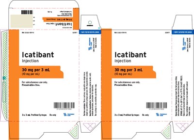 Package Label (PRINCIPAL DISPLAY – Icatibant Injection 3 mL Carton Panel Label)