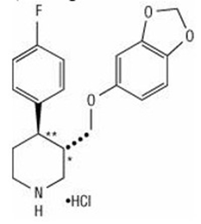 image description - paroxetine ext rel tab structure