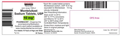 123 (Montelukast Bottle 30)