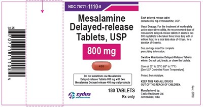 Mesalamine Delayed-release Tablets Usp, 800 mg (F3177974 28c9 4318 Bfde Ff1cd0bd0d8a 02)