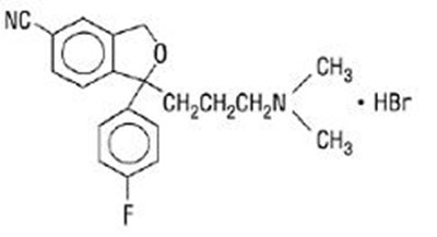 Chemical Structure For Citalopram Hbr (Cd1d6f00 231d 41da Bb9d 31b7a333e596 01)