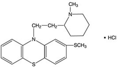 image-01.jpg Thioridazine Hydrochloride 10 mg Tablets Unit Carton Label - image 01