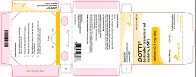 0.1 mg/day Carton (Dotti Estradiol Transdermal System 26)
