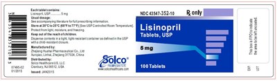 5mg PDP - lisinopril usp 3
