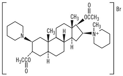 vecuronium bromide structural formula - vecuronium structure