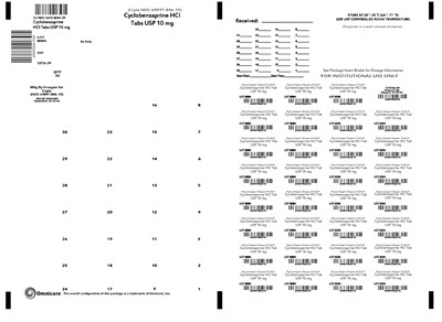 cyclobenzaprine-hcl-10mg-8084-4.jpg Cyclobenzaprine HCl Tabs USP 10mg bingo card label - cyclobenzaprine hcl 10mg 8084 4