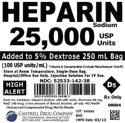 Label (52533 142 38)