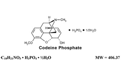 Codeine Phosphate Chemical Structure (Acetaminophen And Codeine Phosphate 2)