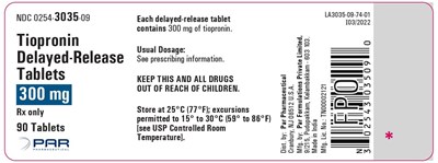 Tiopronin Delayed-release Tablets (Tiopronin Delayed Release Tablets 3)