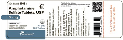 5 mg (Amphetamine Sulfate Tablets Usp Cii 2)