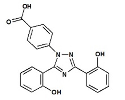 Structure - Deferasirox 01