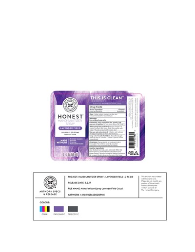 2 oz label - HandSanitizerSpray LavenderField 2oz P101 page 001