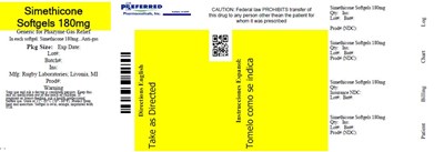 Simethicone Softgels 180mg (Gas Relief 180 mg Softgels Cat 1)