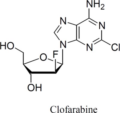 Molecular Structure Of Clofarabine (Clo0i 0002 01)