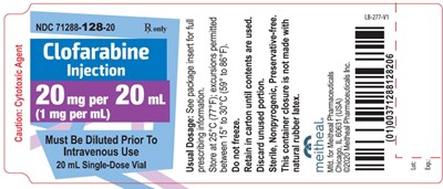 Principal Display Panel – Clofarabine Injection 20 mg Per 20 mL Vial Label (Clo0i 0002 02)