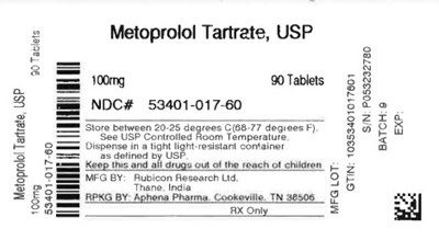 Label (53401 0017 60)