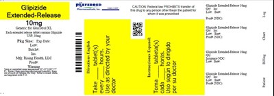 Glipzide Extended Release 10mg (Glipizide Er Tab 10mg)