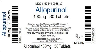 67544-988.jpg Bottle Label 100mg - 67544 988