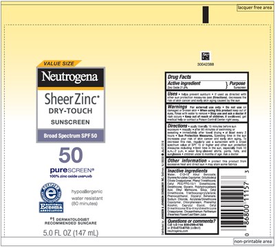 PRINCIPAL DISPLAY PANEL - 147 mL Tube Label - neutrogena 01