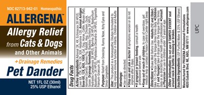 Image Of Label (Petdander)