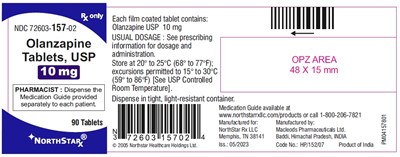 505 (Olanzapine 10mg 90s)