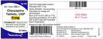 505 (Olanzapine 5mg 30s)