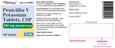 PACKAGE LABEL-PRINCIPAL DISPLAY PANEL - 250 mg (100 Tablet Bottle) - penicillin fig1