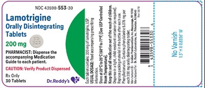 200 mg 30tab (Lamotrigine Label5)