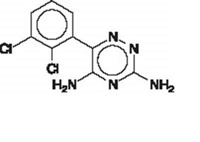 lamotrigine-structure.jpg structure - lamotrigine structure