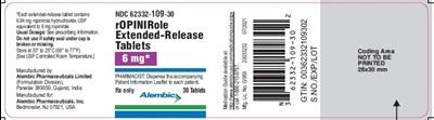Ropinirole mg6