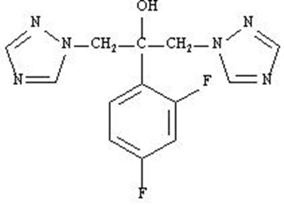 Chemical Structure - fluconazole str