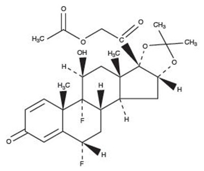 fluocinonide-01.jpg Chemical Structure - fluocinonide 01
