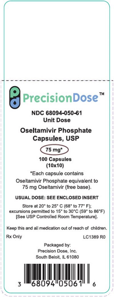 oseltamivir-02.jpg PRINCIPAL DISPLAY PANEL - 75 mg Capsule Blister Pack Carton Label - oseltamivir 02