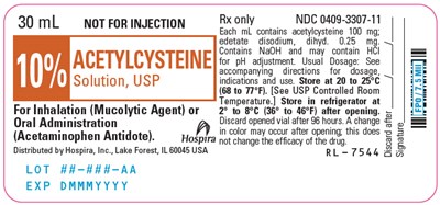 PRINCIPAL DISPLAY PANEL - 30 mL Vial Label - 10% - acetylcysteine 04