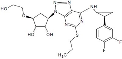 Ticagrelor-structure (Ticagrelor Structure)