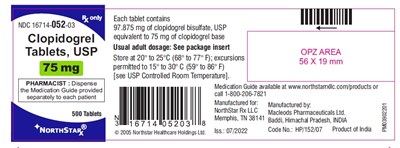 505 (Clopidogrel 75mg 500s)