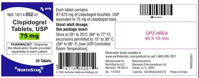 505 (Clopidogrel Tablets 30s Daman)